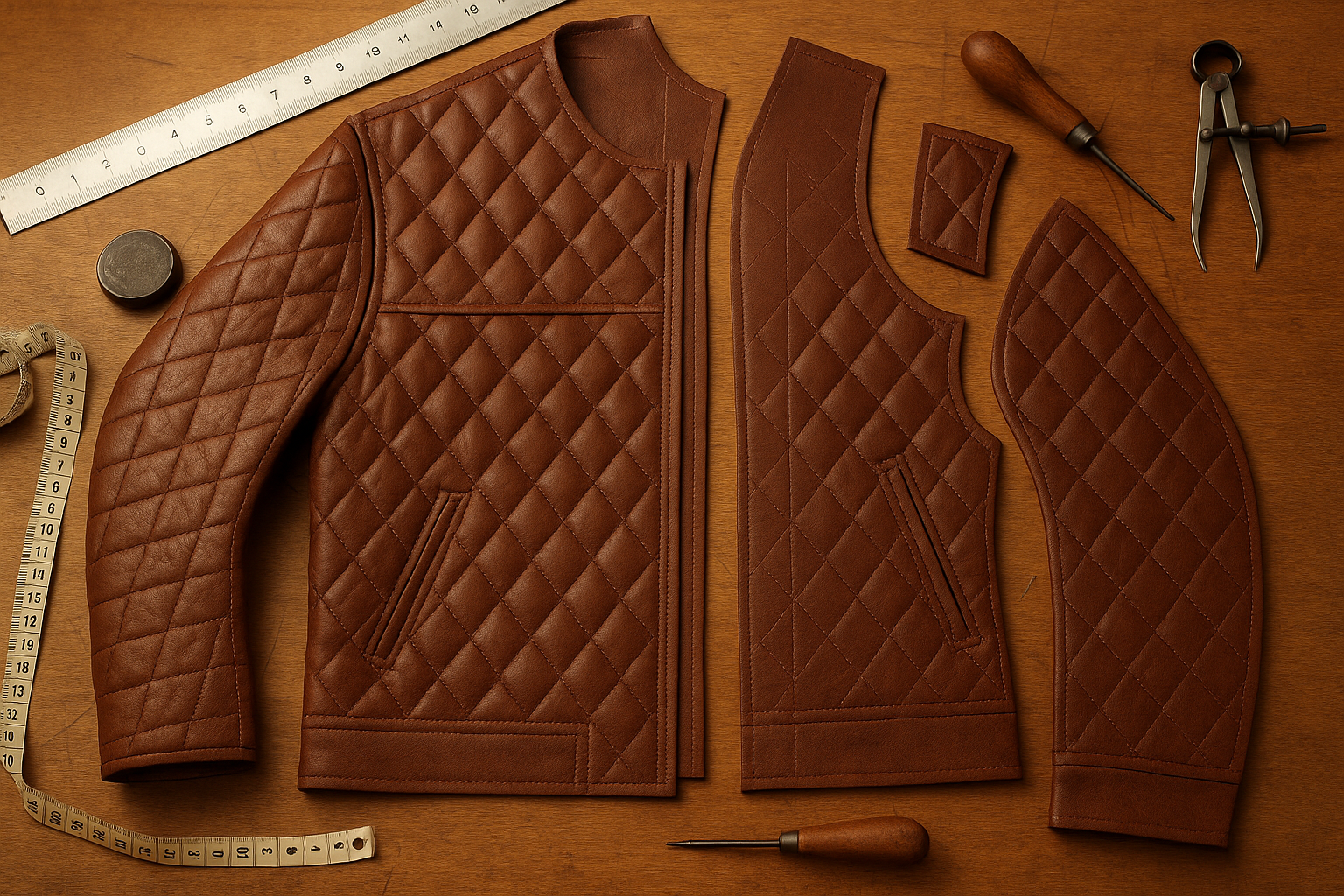 How to Make Patterns for Quilted Leather Jackets
